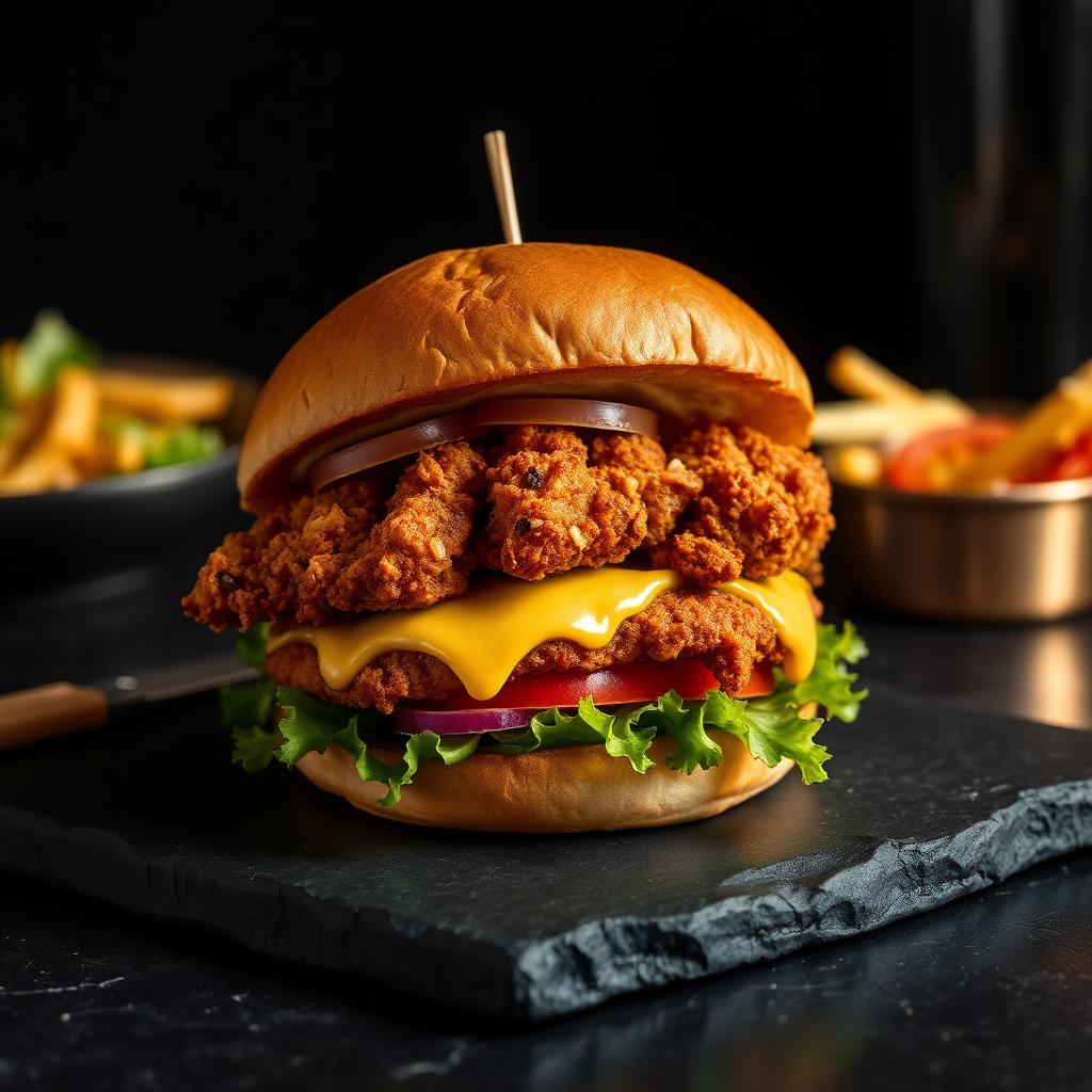 Signature zinger burger