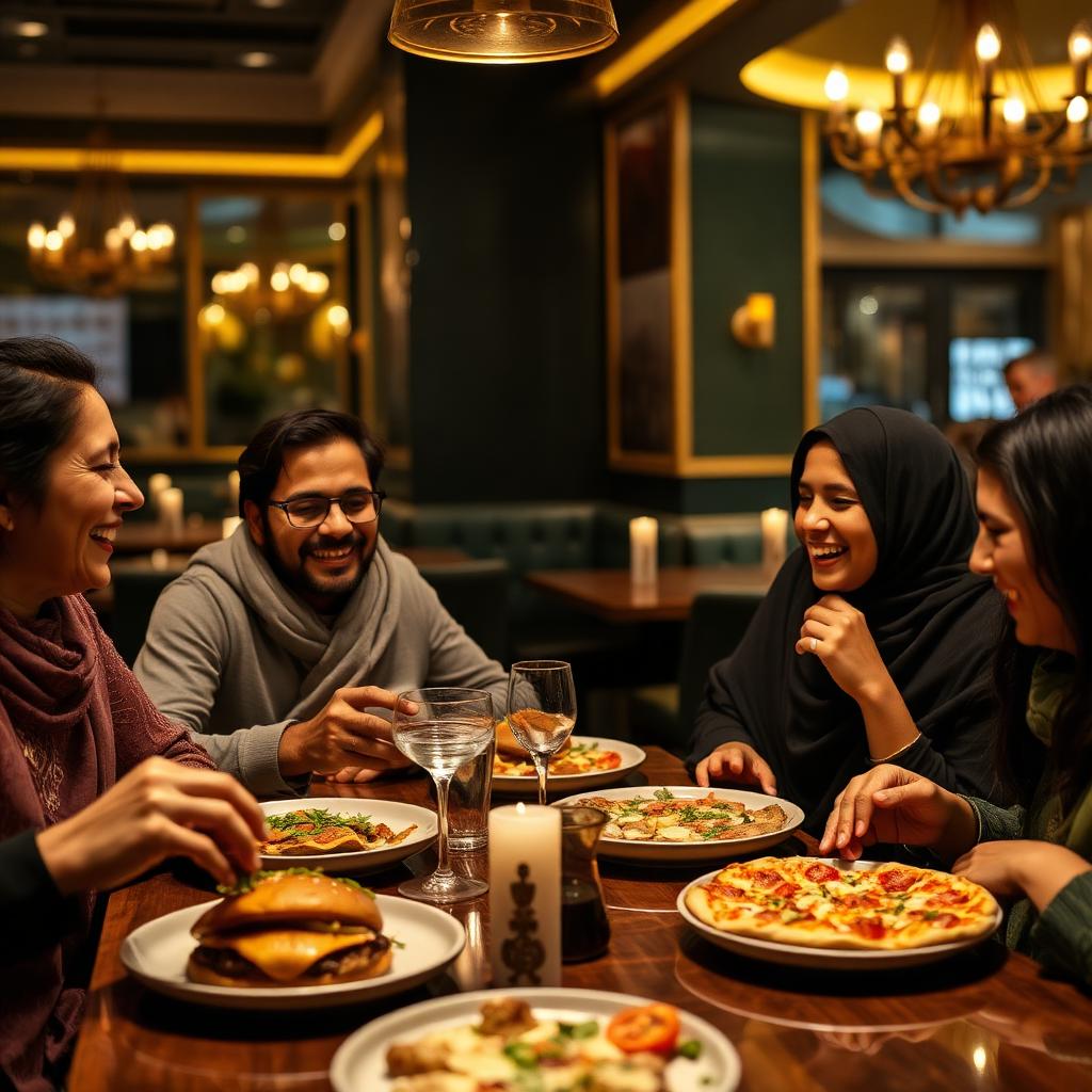 Friends sharing a Masala Bite meal